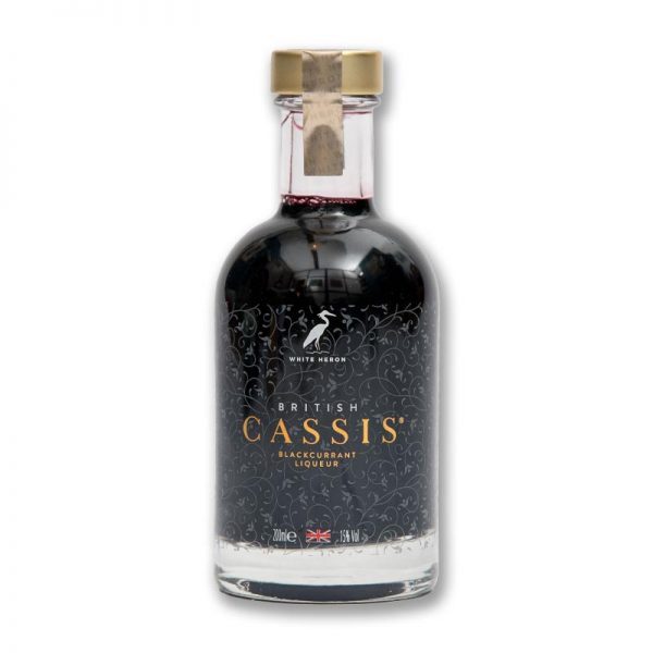 White Heron British Cassis Blackcurrant Liqueur